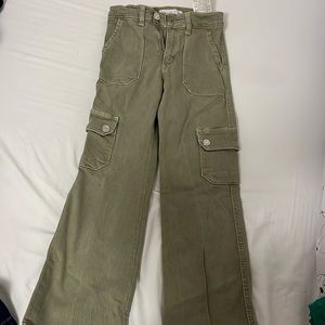 Zara Light wash green jeans